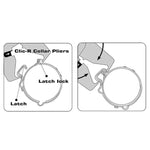 Toptul Clic-R Collar Pliers 180mm