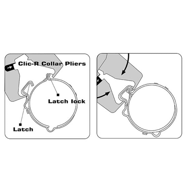 Toptul Clic-R Collar Pliers 180mm
