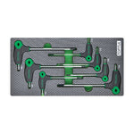 Toptul 7pc Two Way Star & Tamperproof Key Wrench Sket (Modular Insert Tray System)