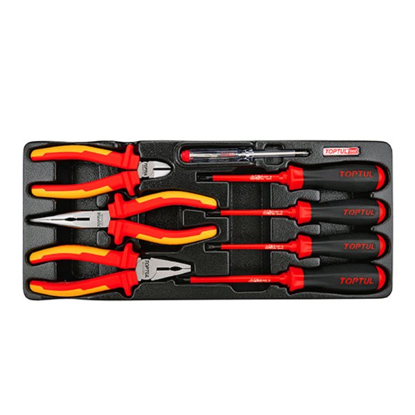 Toptul 8pc VDE Pliers & Screwdriver Set
