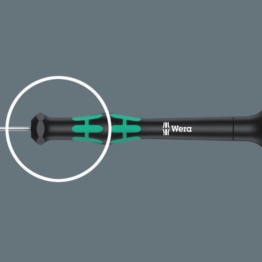 Wera 2035 Micro Slotted Precision Screwdriver 0.40x2x60mm 118006