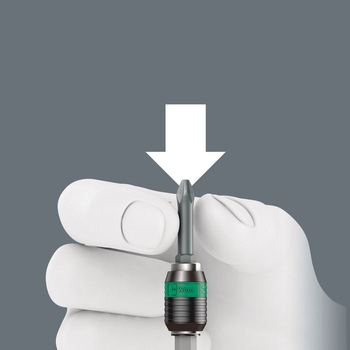 Wera 817 Bitholding Screwdriver With Rapidaptor Quick-Release Chuck 1/4