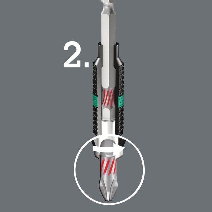 Wera 851/4 Phillips BiTorsion Power Bit PH 1x50mm 059550