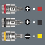 Wera 8755 Pozidriv Bit Socket 1/4