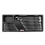 Toptul 16 Pce 15° Offset Standard Combination Spanner Set
