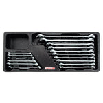 Toptul 16 Pce 15° Offset Super-Torque Combination Spanner Set