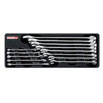 Toptul 13 Pce 15° Offset Standard Combination SAE Spanner Set
