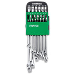 Toptul 14pc 15° Offset Pro-Line Combination Spanner Set - Metric