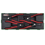 Toptul 4pc Retaining Ring Pliers Set (Modular Insert Tray System)