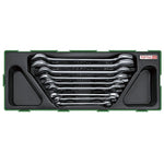 Toptul 9pc Double Open End Spanner Set - Metric (Modular Insert Tray System)
