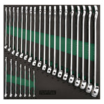 Toptul 26 Pce 15° Offset Pro-Line Combination Spanner Set - Metric (Modular Insert Tray System)