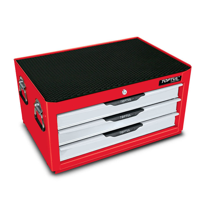 Toptul Pro-Line Series 104pc Tool Set 3 Drawer Tool Chest - Red