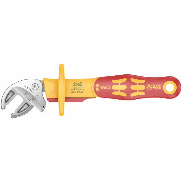 Wera 6004 Joker VDE 4 Set 1 Insulated Self-Setting Spanner Set, 4 Piece 020170