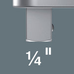 Wera 7773 Square Drive Insert 1/4