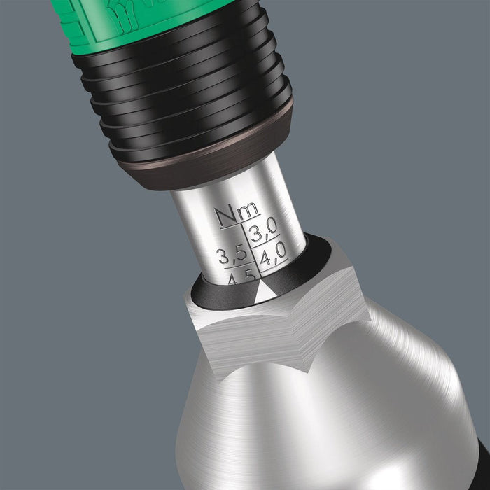 Wera Series 7400 Pistol Grip Adjustable Torque Screwdriver 25-55 in-lbs 074712