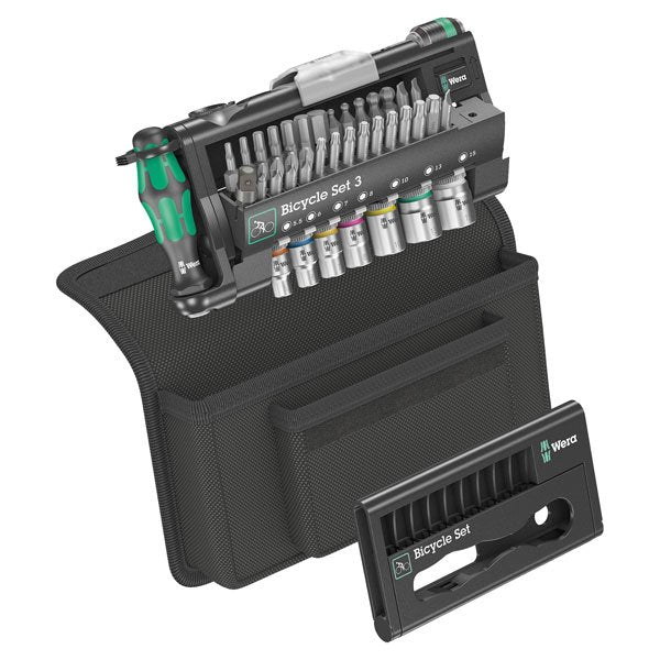 Wera Bicycle Set 3 with Ratchet Bits & Sockets 004172