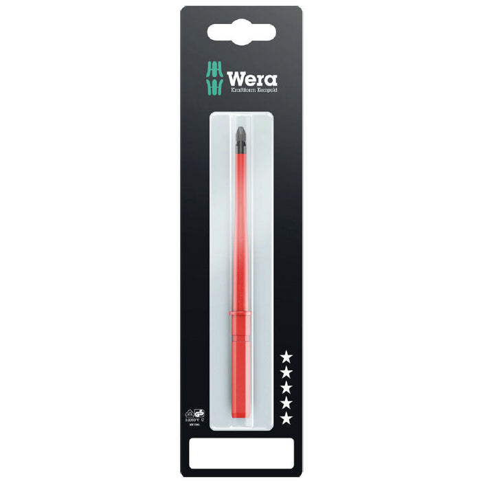 Wera Kraftform Kompakt VDE 65 iS Pozi 154 mm SB Interchangeable Blade with Reduced Blade Diameter