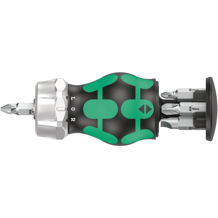 Wera Kraftform Kompakt Stubby Magazine RA 3 Bit Holding Screwdriver 008885