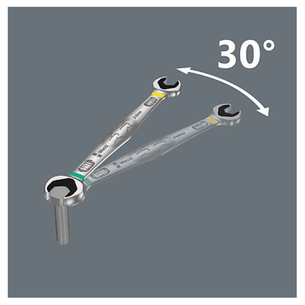 Wera 6002 Joker Double Open-Ended Spanner 27mm + 32mm 020263