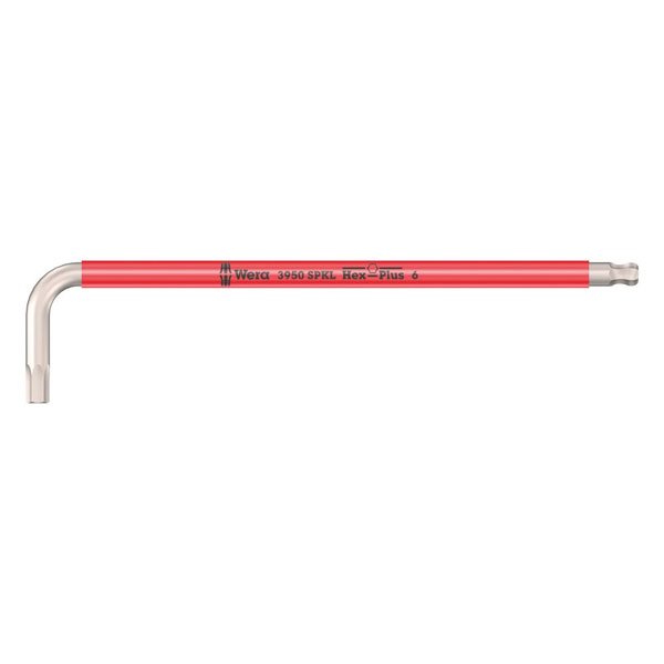 Wera 3950 Multicolour Hex & Ball End L-Key Stainless - Metric 