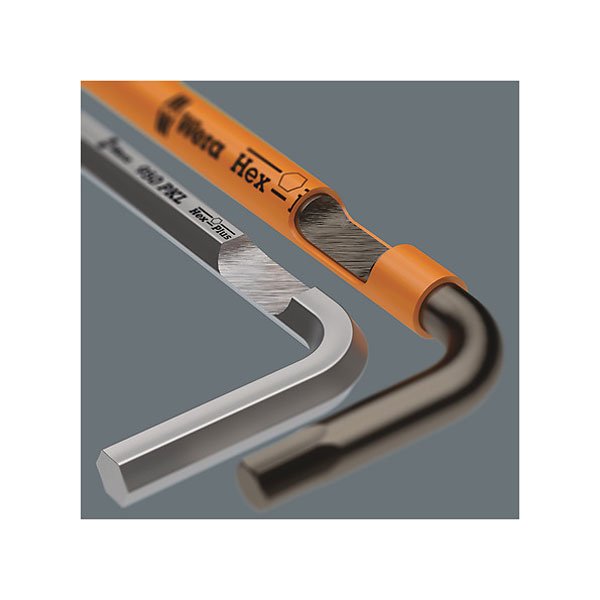 Wera 950 Hex-Plus + Ball End Hex L-Key Multicolour - Metric