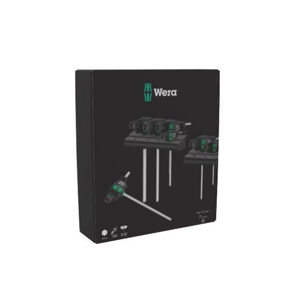 Wera 454/7 T-Handle Hex-Plus Driver 7 Pce Set HF 023450