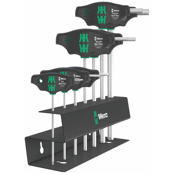 Wera 454/7 HF Set 2 Screwdriver Set T-handle Hex-Plus Screwdrivers with Holding Function 023453