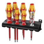 Wera 160 i/7 VDE 7 Piece Screwdriver Set + Voltage Tester 006147