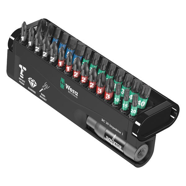 Wera Bit-Check 30 Impaktor 1 Bit Set 30 Pce 057690