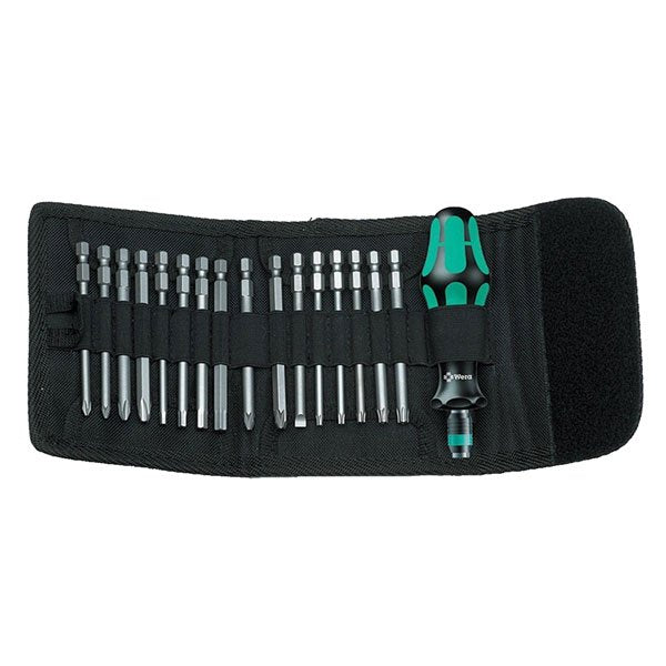 Wera 17 Piece Kraftform Interchangeable Screwdriver Bit Set 059295