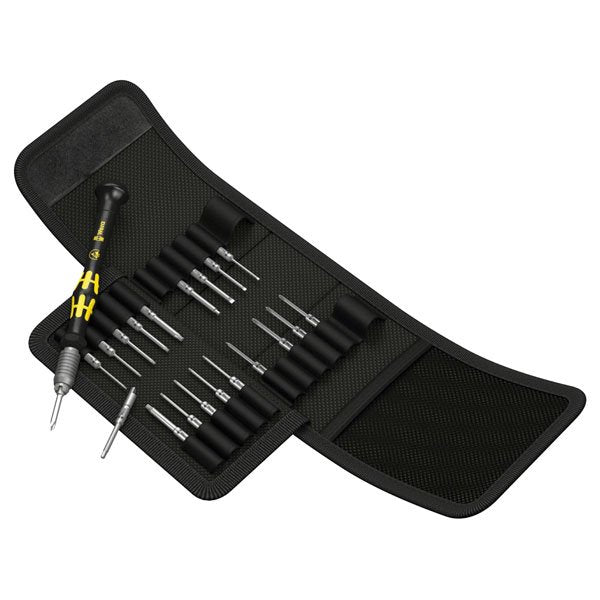 Wera 20 Piece ESD Kraftform Interchangeable Micro Driver & Bit Set 073671