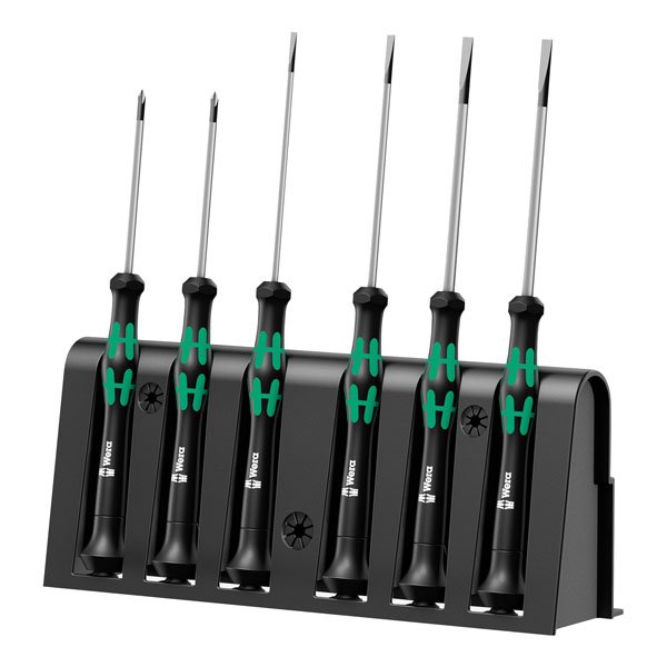 Wera Kraftform Precision Screwdriver (Slotted & Phillips) Set 118150
