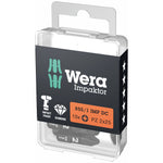 Wera 855/1 Pozi Impaktor DC Bit PZ2x25mm 10 Pack 057621