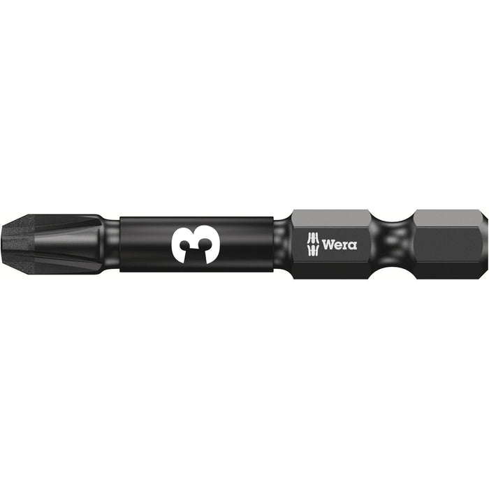 Wera 855/4 Impaktor Diamond Coated Pozi Bit PZ 3x50mm 5 Pack 057662
