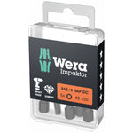 Wera 868/4 Impaktor Diamond Coated Square-Plus Bit # 2x50mm 5 Pack 057671