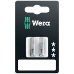 Wera 840/1 Z Hex-Plus Bits for Hex Socket Screws 25mm 2 Pce