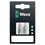 Wera 867/1 Z Torx BO Bits With Bore Hole TX25 x 25mm, 2 Pce 073065