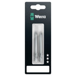 Wera 867/4 Z Torx BO Bits With Bore Hole TX25 x 70mm, 2 Pce 073071