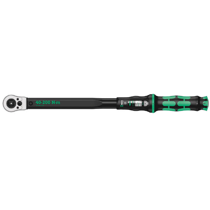 Wera Click-Torque C3 Torque Wrench Push 40-200Nm 075626