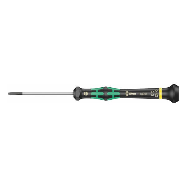 Wera 2035 Micro Slotted Precision Screwdriver 0.40x2x60mm 118006