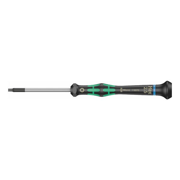 Wera 2054 Micro Hex Precision Screwdriver 2.5x60mm 118070