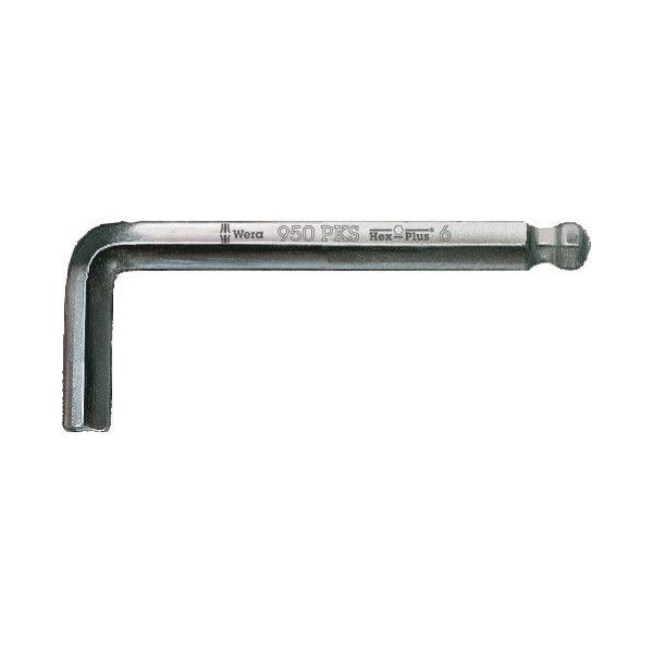 Wera 950 PKS Ball End L-Key Chrome-Plated - Metric