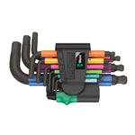 Wera 950/9 Hex-Plus Multicolour 2 Hex-Plus L-Key Set Metric, BlackLaser 133164