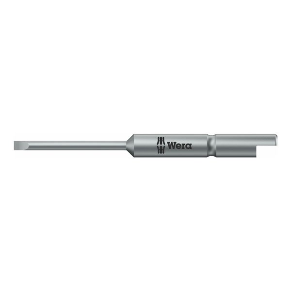 Wera 800/9 Slotted Bit Halfmoon 0.40x2x44mm 135266