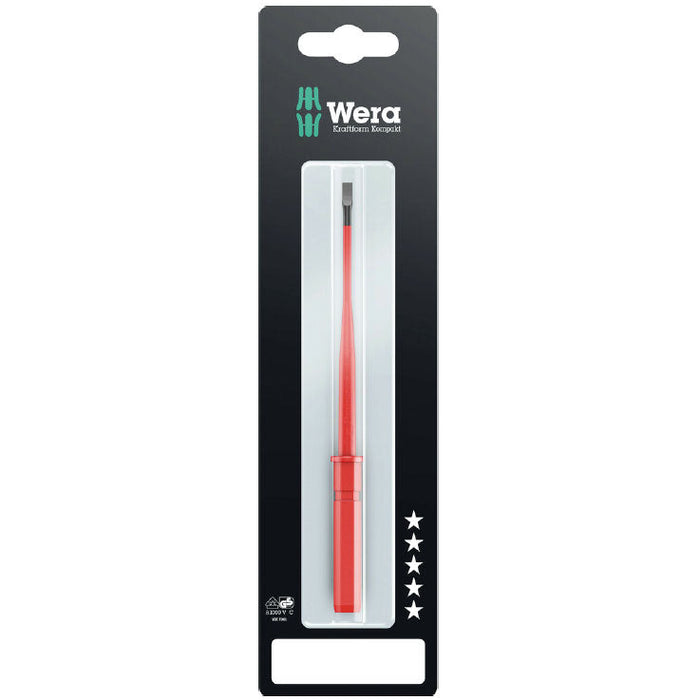 Wera Kraftform Kompakt VDE 60 iS SB Interchangeable Slotted Blade with Reduced Blade Diameter