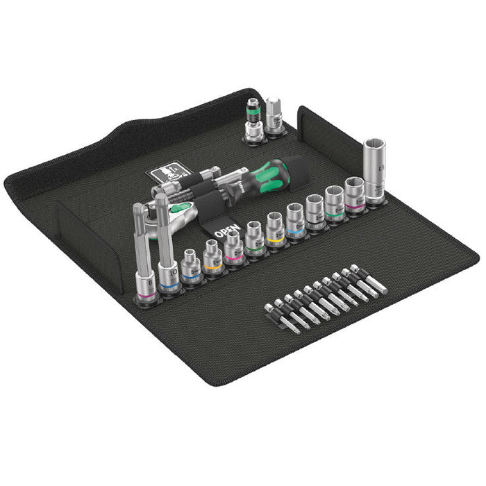 Wera 8100 SB 2 Zyklop Speed Ratchet Bicycle Set 3/8