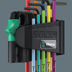 Wera 967/9 Multicolour Ball End Torx & Security Torx L-Key Clip Set 9 Pce 024335